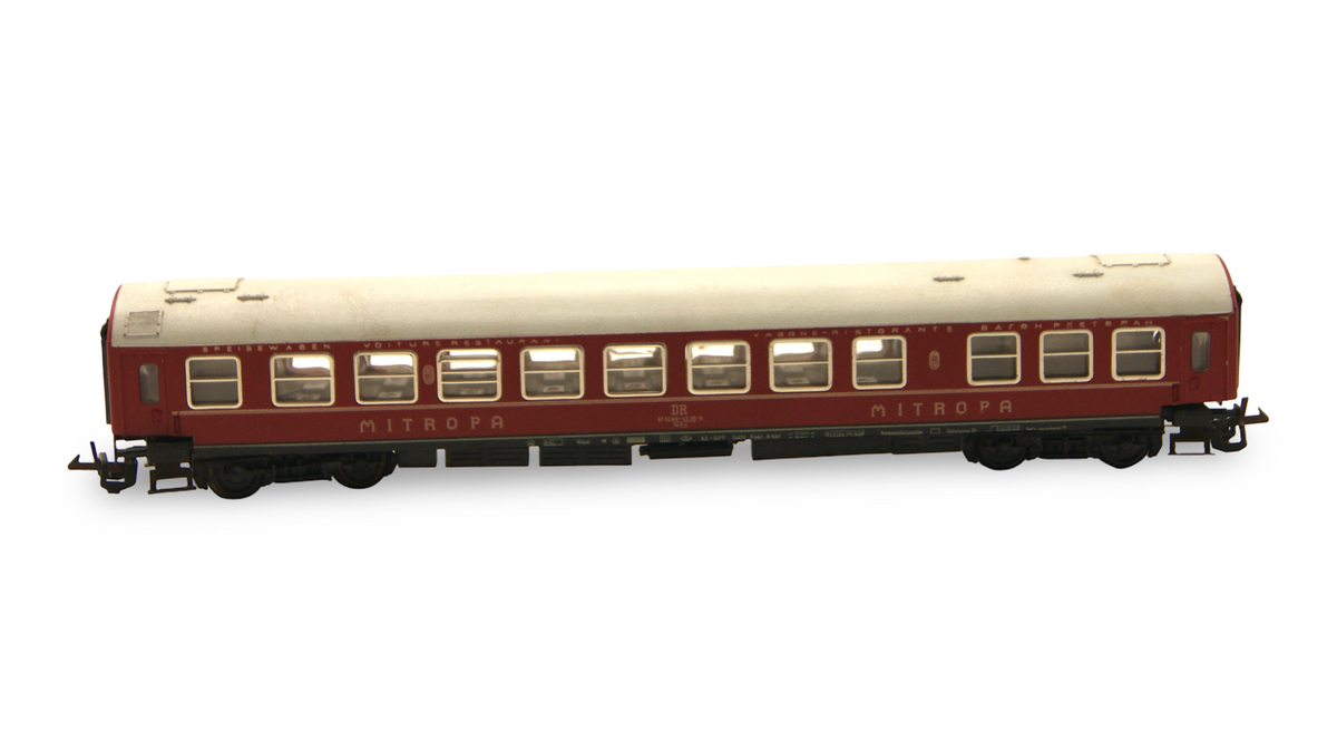Zeuke TT Dampflok mit Tender & 4 Wagen DR 1:120 Zugset mit OVP – geprüft