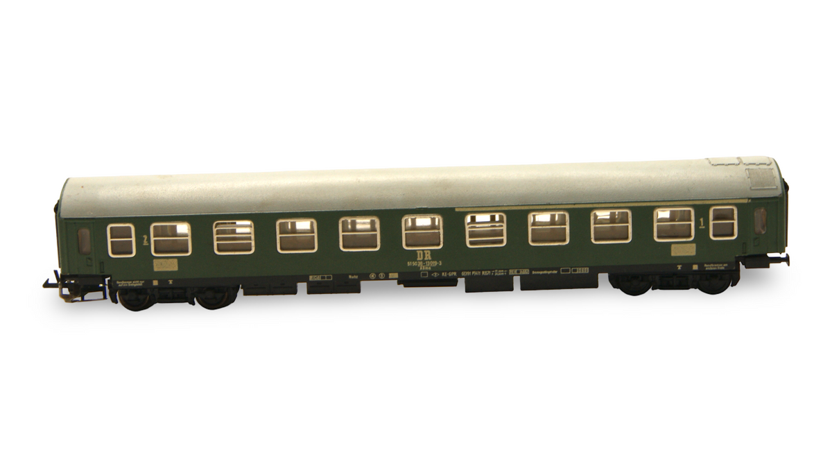 Zeuke TT Dampflok mit Tender & 4 Wagen DR 1:120 Zugset mit OVP – geprüft