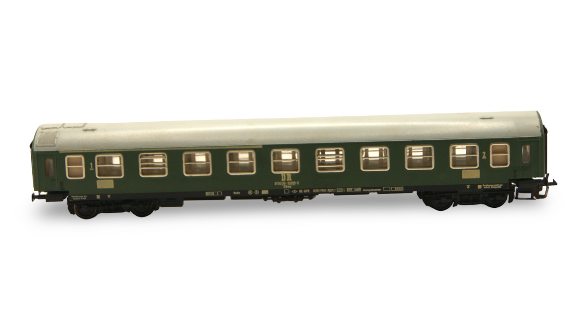 Zeuke TT Dampflok mit Tender & 4 Wagen DR 1:120 Zugset mit OVP – geprüft