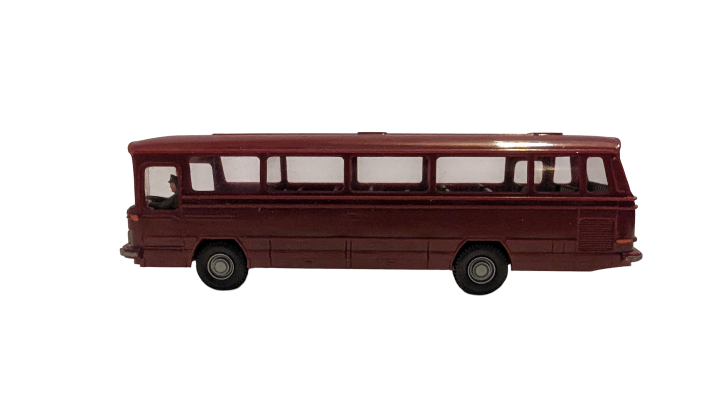WIKING Mercedes-Benz O302 Reisebus Bordeauxrot H0 1:87 Klassiker Sammlermodell