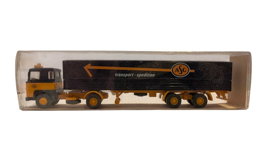 WIKING Scania Sattelzug ASC Transport Spedition H0 1:87 Modell LKW mit OVP