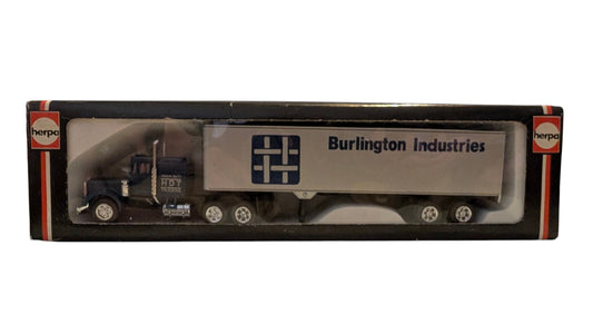HERPA Kenworth Burlington Industries Sattelzug 950230 H0 1:87 USA Truck OVP