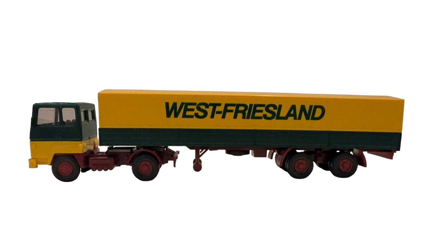 WIKING Sattelzug WEST-FRIESLAND H0 1:87 LKW Lastzug Vintage Werbemodell