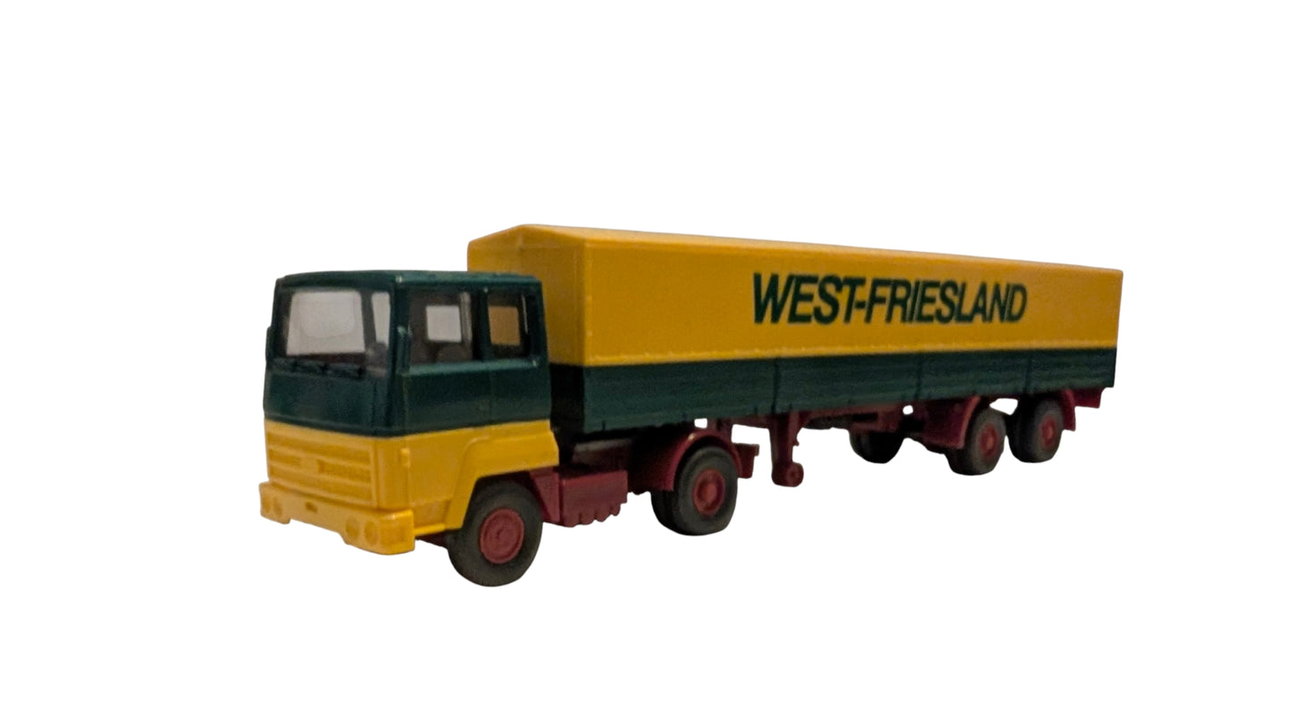 WIKING Sattelzug WEST-FRIESLAND H0 1:87 LKW Lastzug Vintage Werbemodell