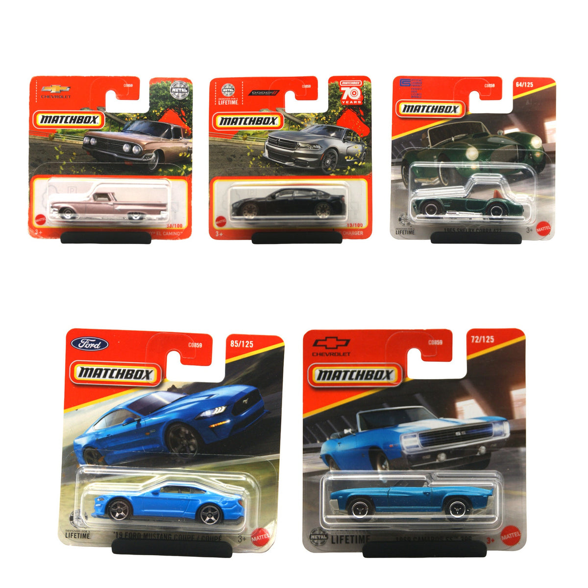 Matchbox Mainliner Set S-003 alle Shortcards Originalfotos