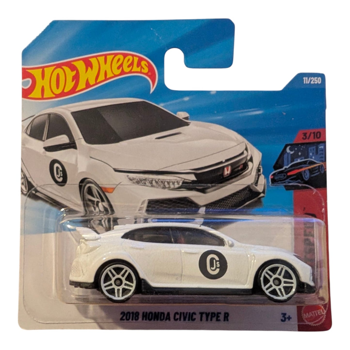 2018 Honda Civic Type R 1:64 – Hot Wheels Diecast Modellauto (Neu & OVP)