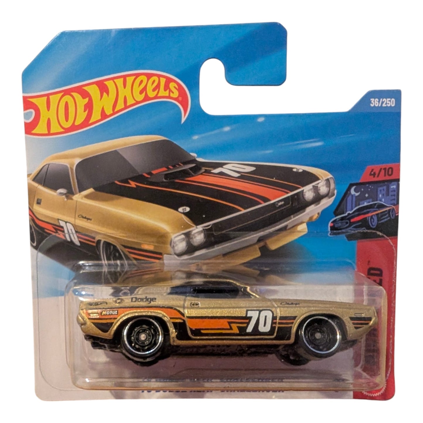 70 Dodge Hemi Challenger 1:64 – Hot Wheels Diecast Modellauto (Neu & OVP)