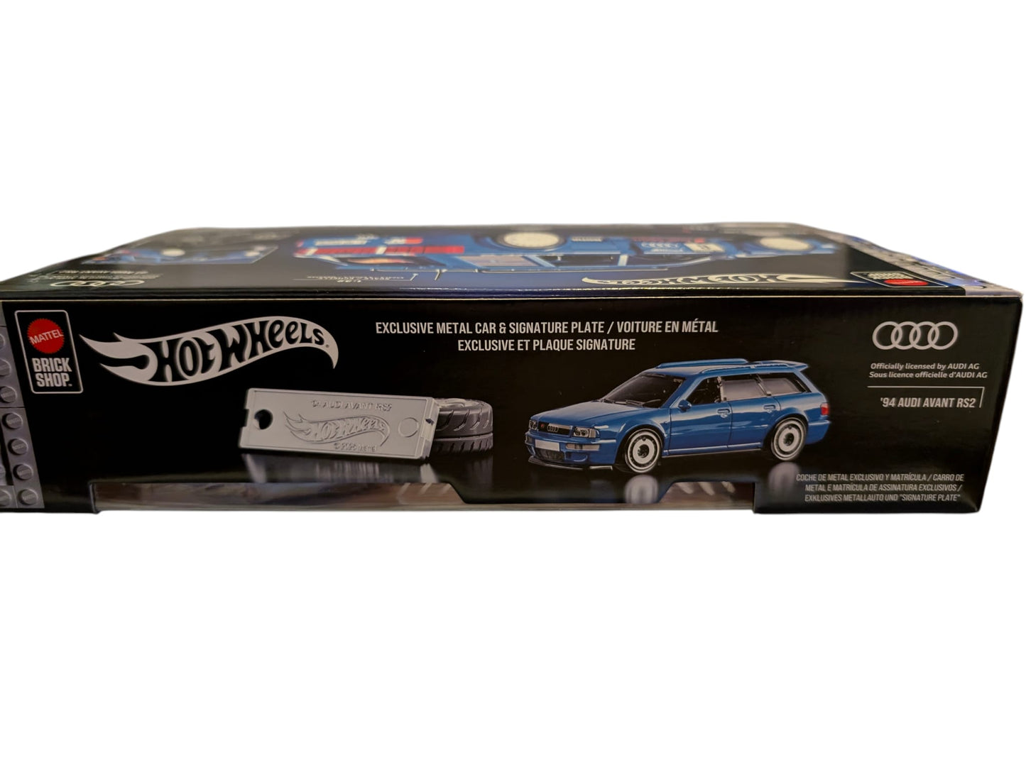 94 Audi Avant RS2 1:32 – Mattel Bricks Hot Wheels Modellauto (Neu & OVP)