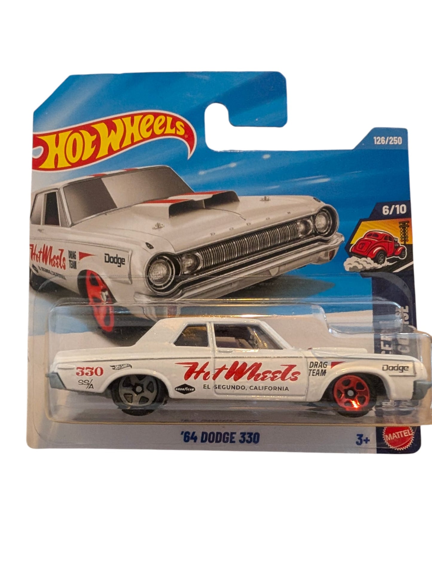 64 Dodge 330 1:64 – Hot Wheels Diecast Modellauto (Neu & OVP)