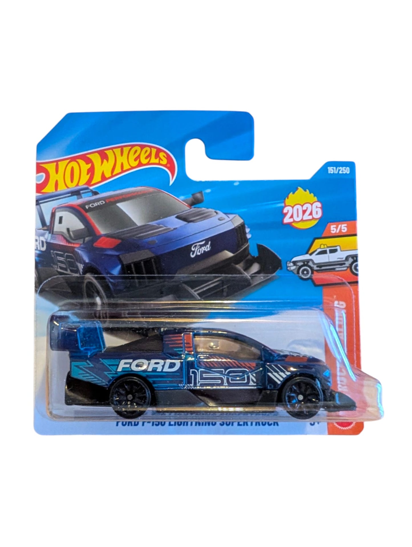 Ford F-150 Lightning Supertruck 1:64 – Hot Wheels Diecast Modellauto (Neu & OVP)