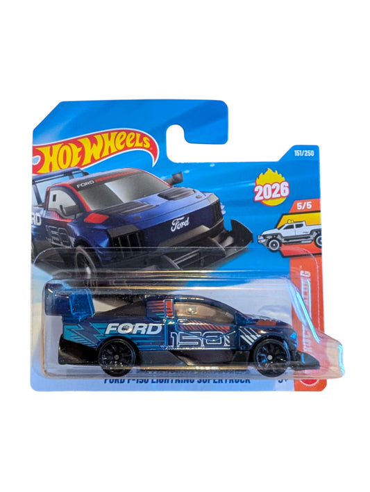 Ford F-150 Lightning Supertruck 1:64 – Hot Wheels Diecast Modellauto (Neu & OVP)