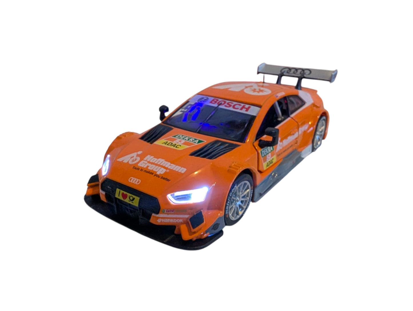 Audi RS 5 DTM 1:32 - Sound & Licht -  Rückzugsmotor Diecast Modellauto (NEU)