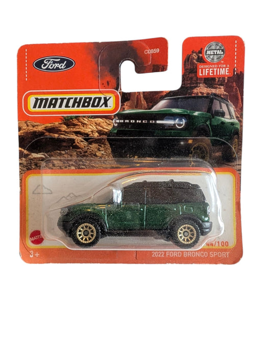 2022 Ford Bronco Sport 1:64 – Matchbox Diecast Modellauto (Neu & OVP)