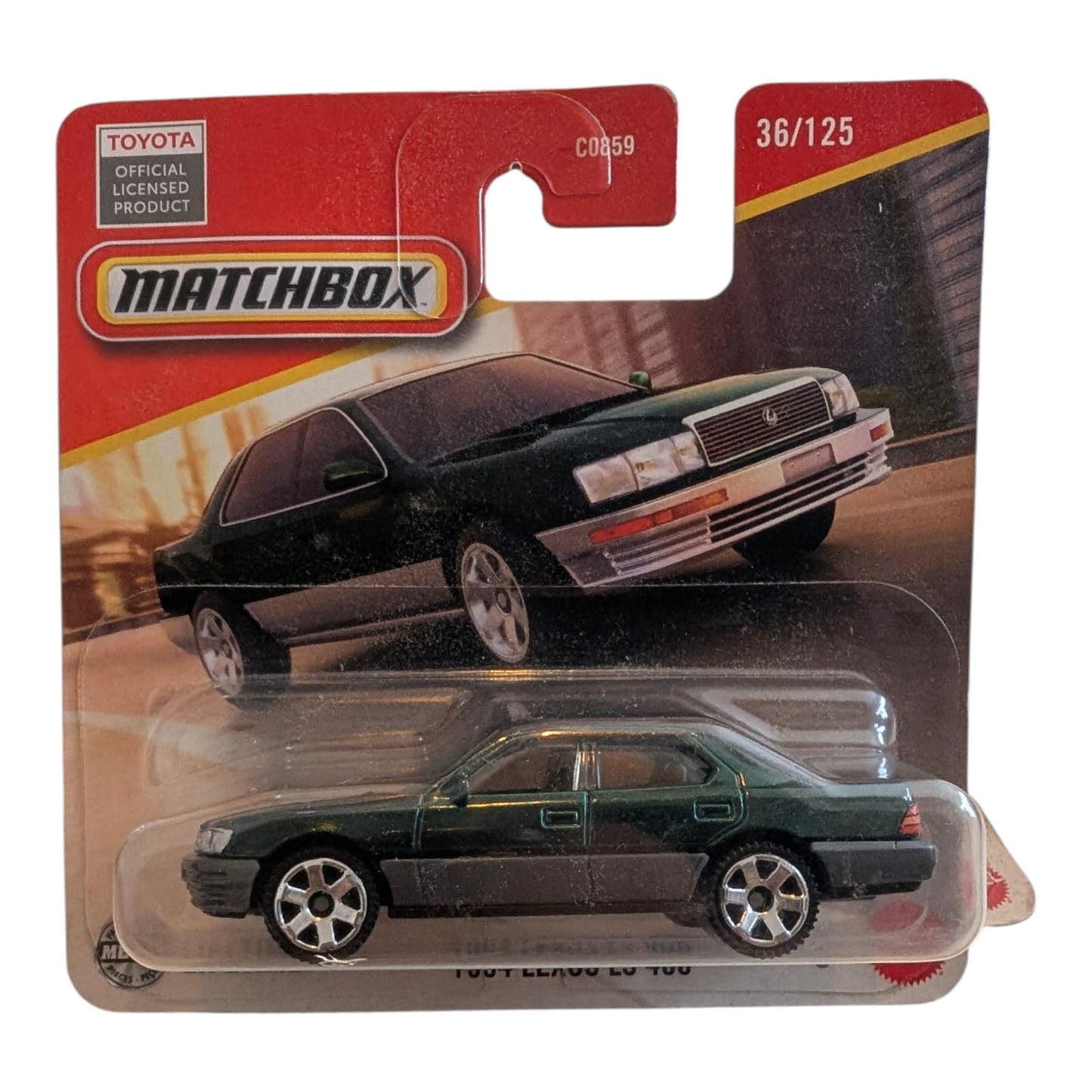 1994 Lexus LS 400 grün 1:64 – Matchbox Diecast Modellauto (Neu & OVP)