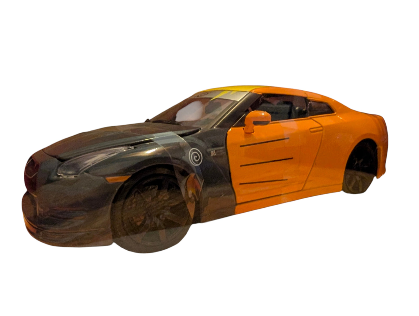 Jada Naruto Shippuden Nissan GT-R R35 1:24 mit Naruto Figur OVP Sammlermodell