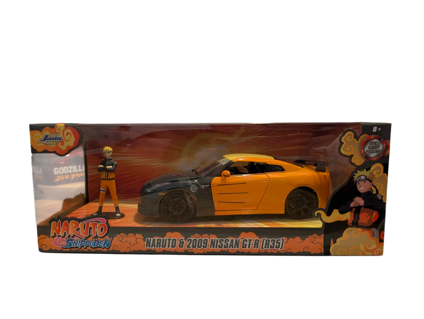 Jada Naruto Shippuden Nissan GT-R R35 1:24 mit Naruto Figur OVP Sammlermodell