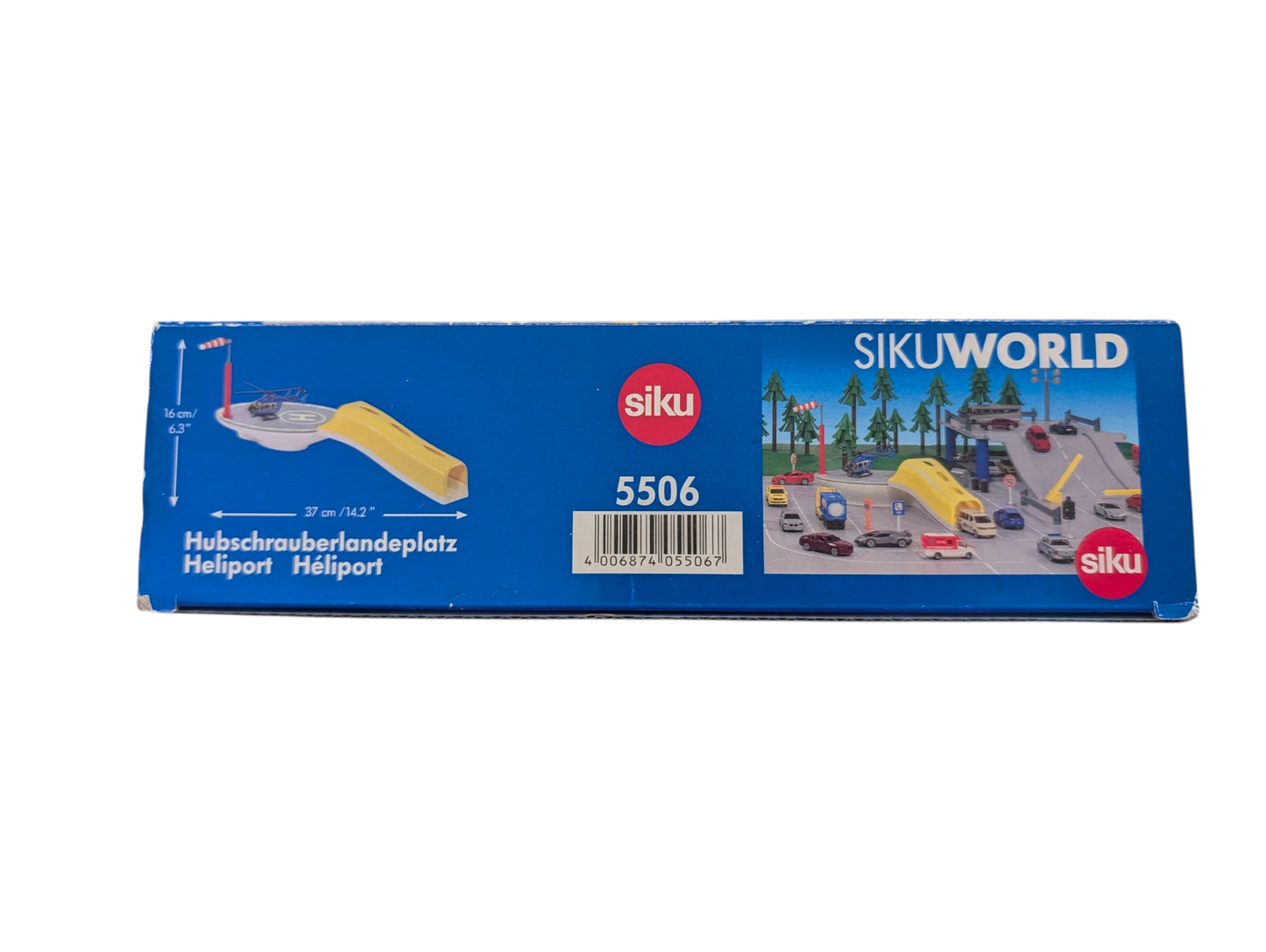 SIKUWORLD 5506 Hubschrauberlandeplatz Heliport NEU OVP Siku World Spielset Flughafen Helikopter