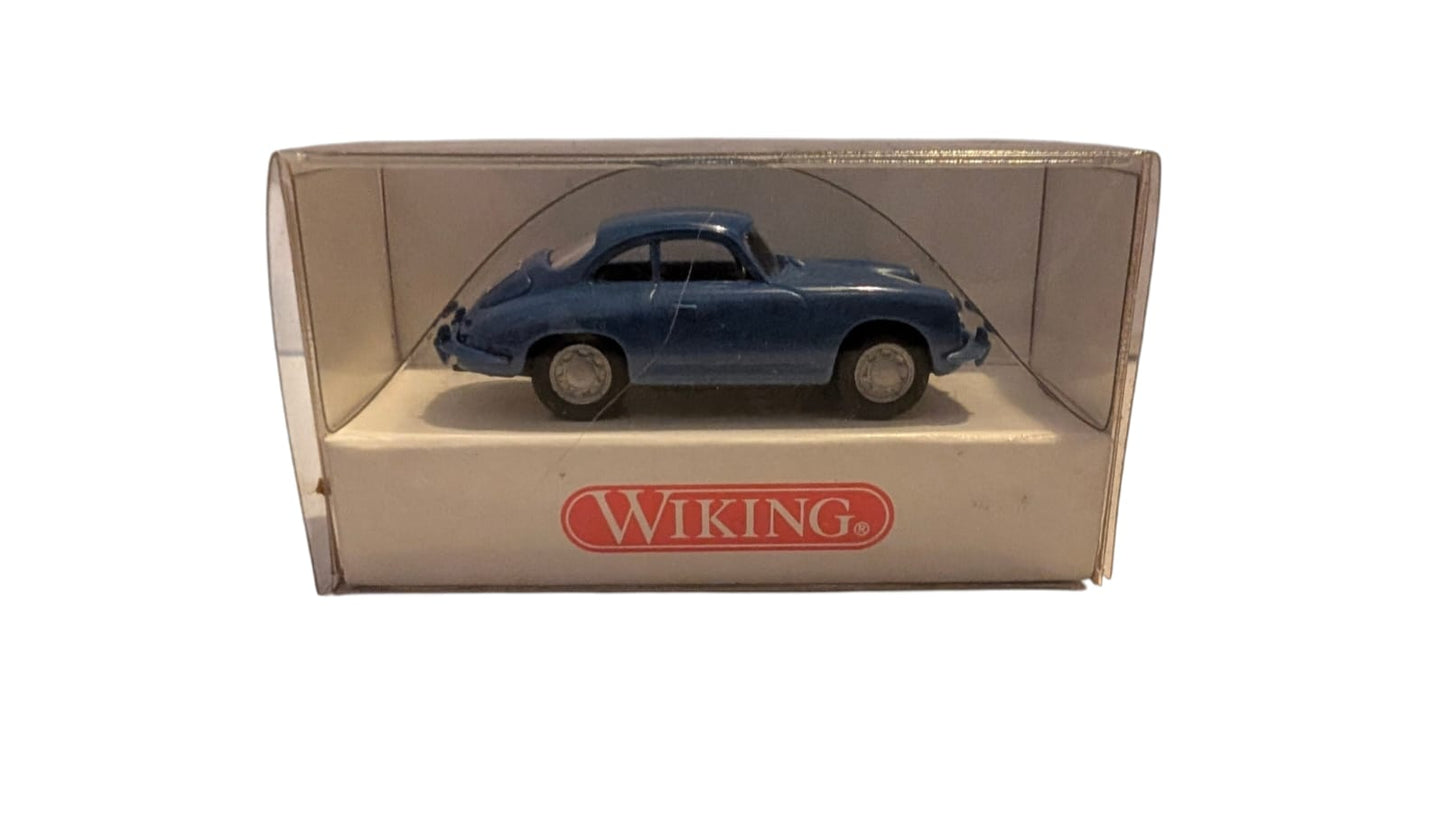 WIKING Porsche 356 Coupe Blau 1:87 H0 Klassiker Sammlermodell OVP