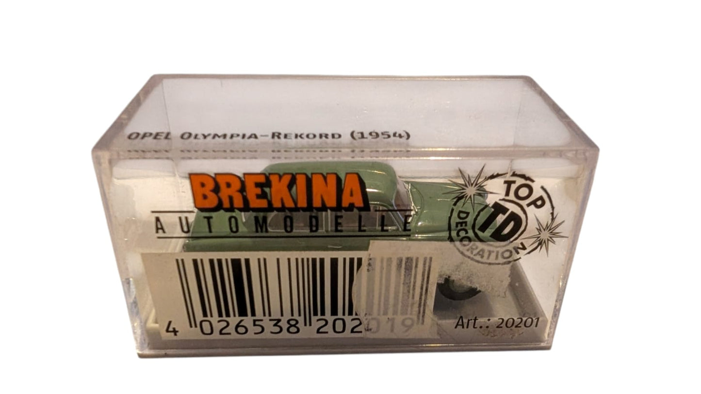 Brekina Opel Olympia Rekord 1954 Grün 1:87 H0 Art. 20201 mit OVP