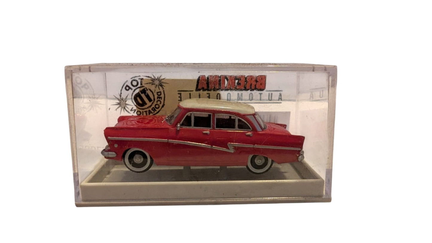 Brekina Ford Taunus 17M de Luxe Rot Weiß 1:87 H0 Art. 19052 mit OVP