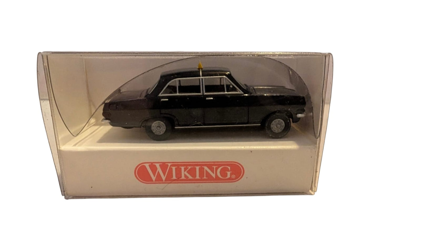Wiking Taxi Opel Rekord A 1:87 H0 Schwarz mit OVP Art. 8000328 Sammlermodell