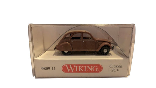 Wiking Citroën 2CV Ente Braun 1:87 H0 mit OVP Art. 080911 Sammlermodell
