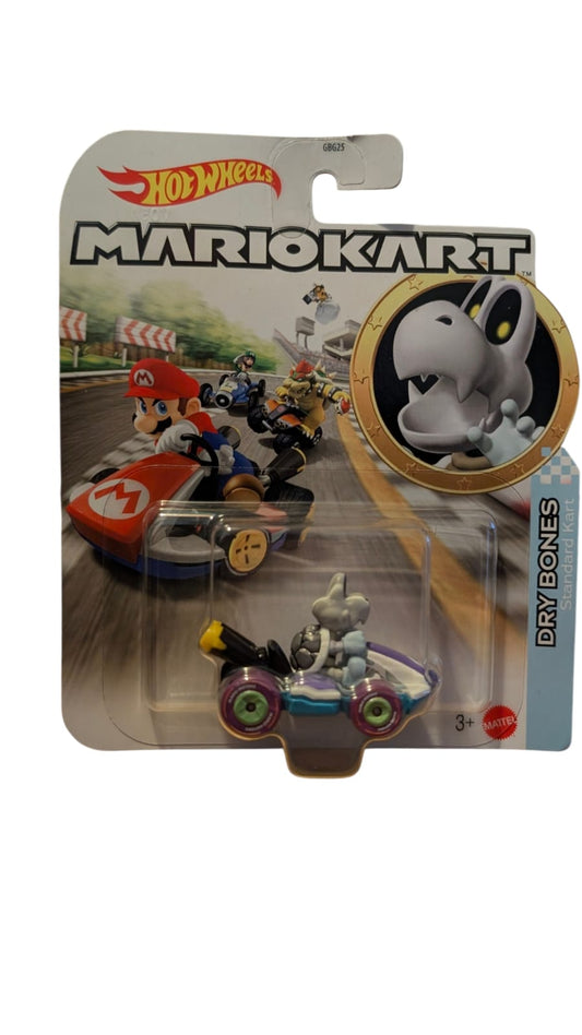 Hot Wheels Mario Kart Dry Bones Standard Kart Nintendo OVP