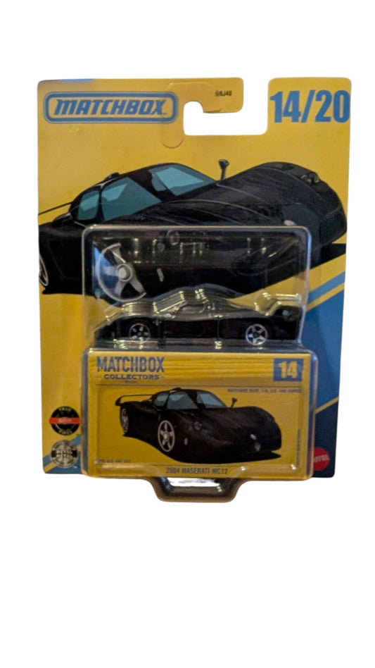 Matchbox Collectors 2004 Maserati MC12 #14/20 Schwarz Premium Modell OVP