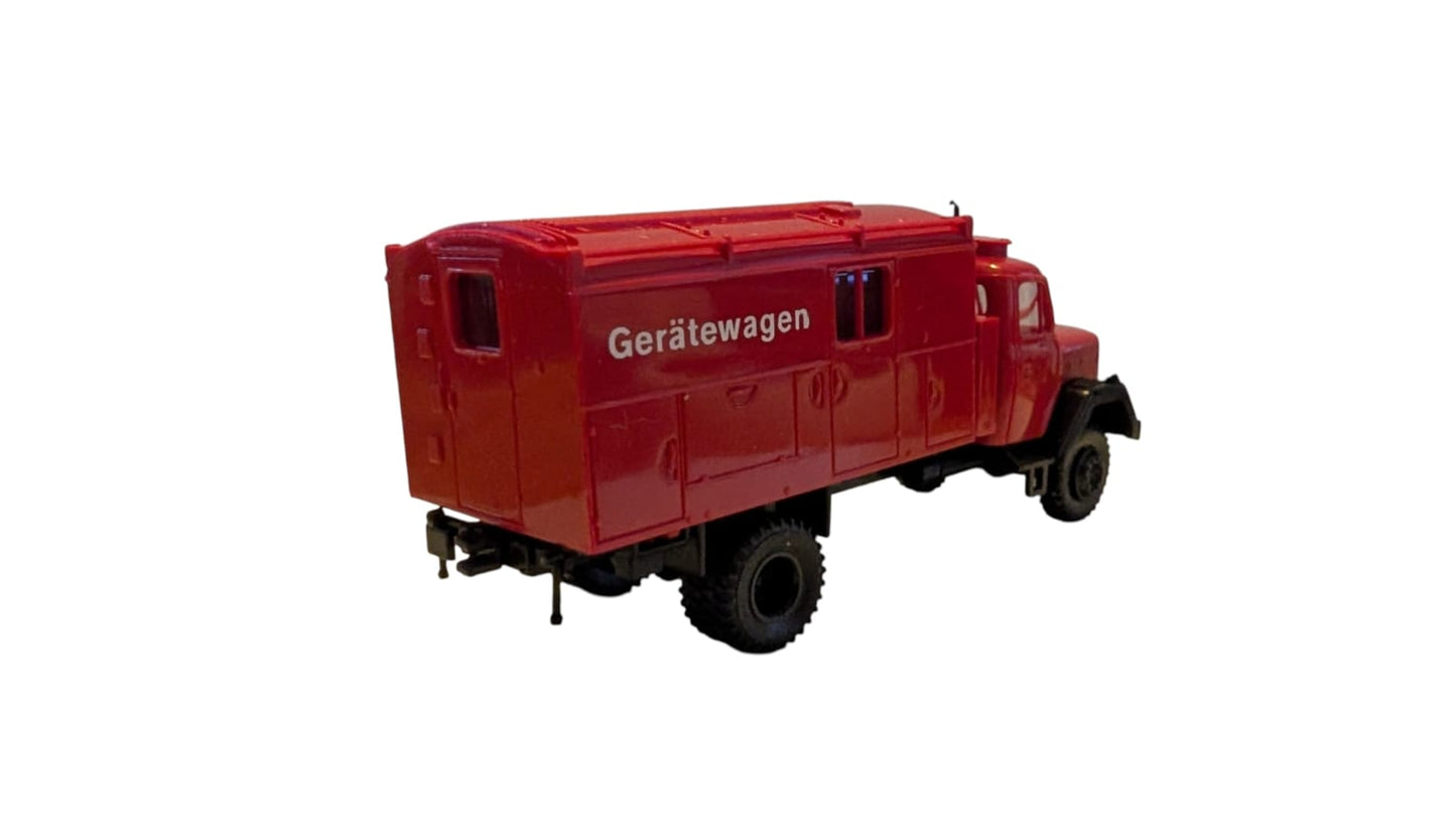 Brekina Magirus-Deutz 120 A GKW FW – Feuerwehr-Gerätekraftwagen – H0 1:87 – mit Originalverpackung