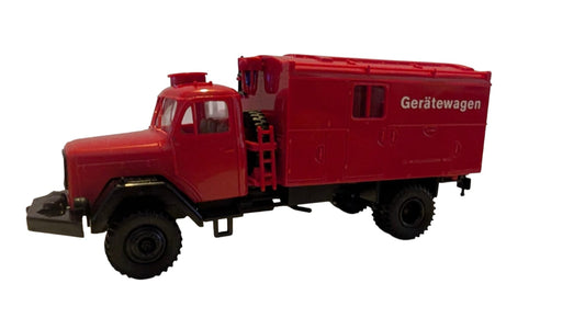 Brekina Magirus-Deutz 120 A GKW FW – Feuerwehr-Gerätekraftwagen – H0 1:87 – mit Originalverpackung