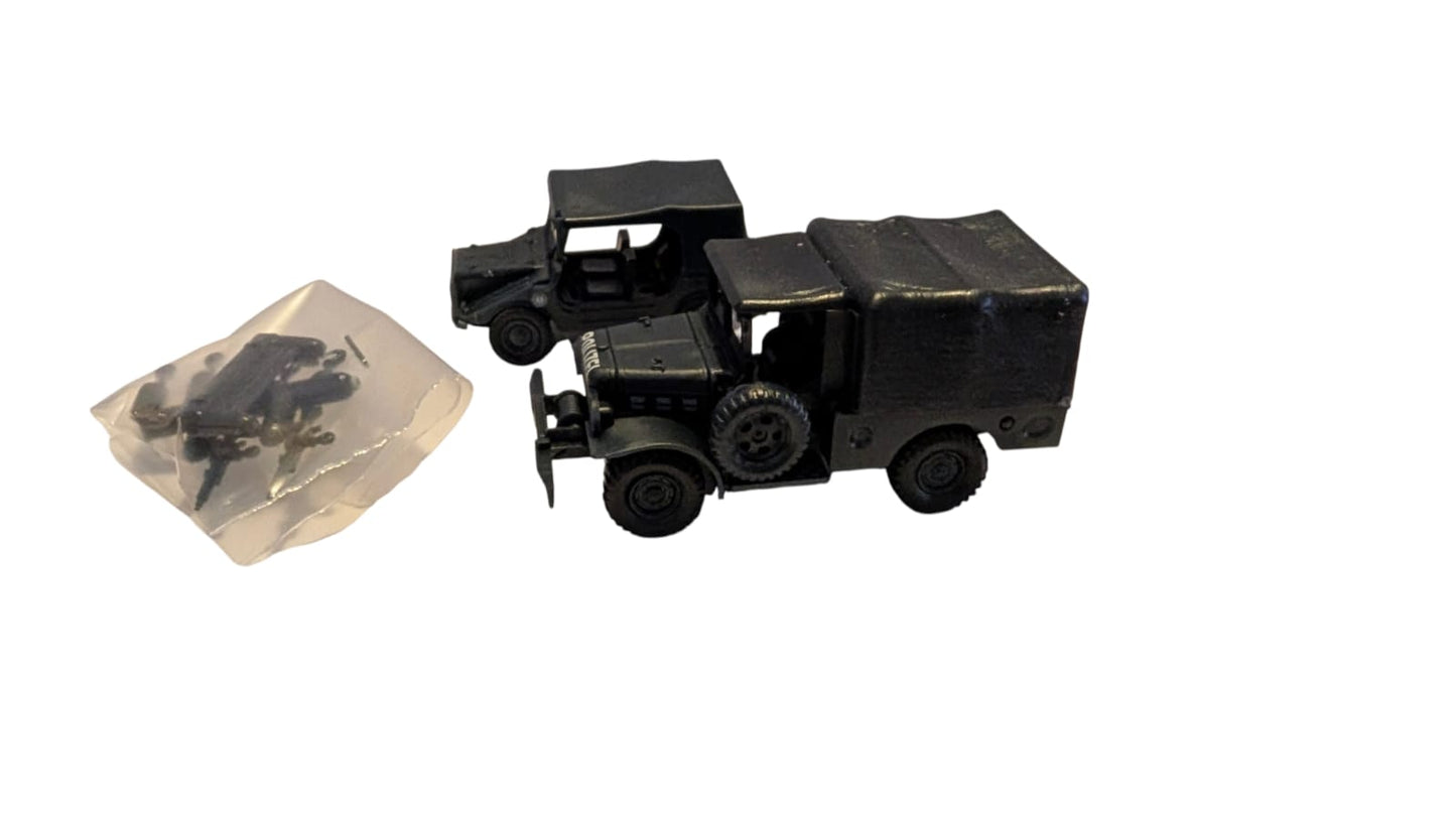 Roco Minitanks 714 DKW Munga & Dodge M37 Bereitschaftspolizei – H0 1:87 – mit Originalverpackung
