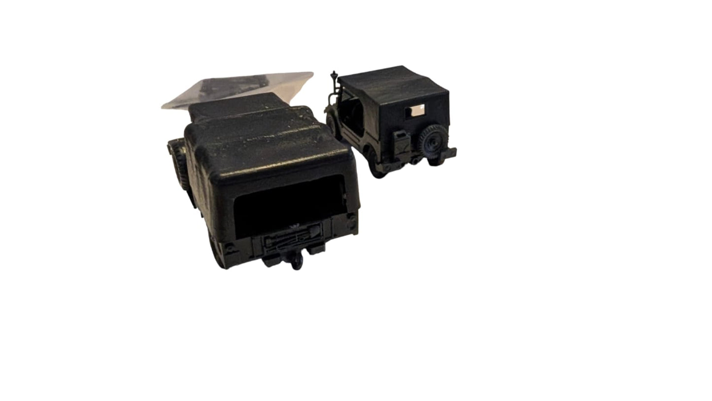 Roco Minitanks 714 DKW Munga & Dodge M37 Bereitschaftspolizei – H0 1:87 – mit Originalverpackung