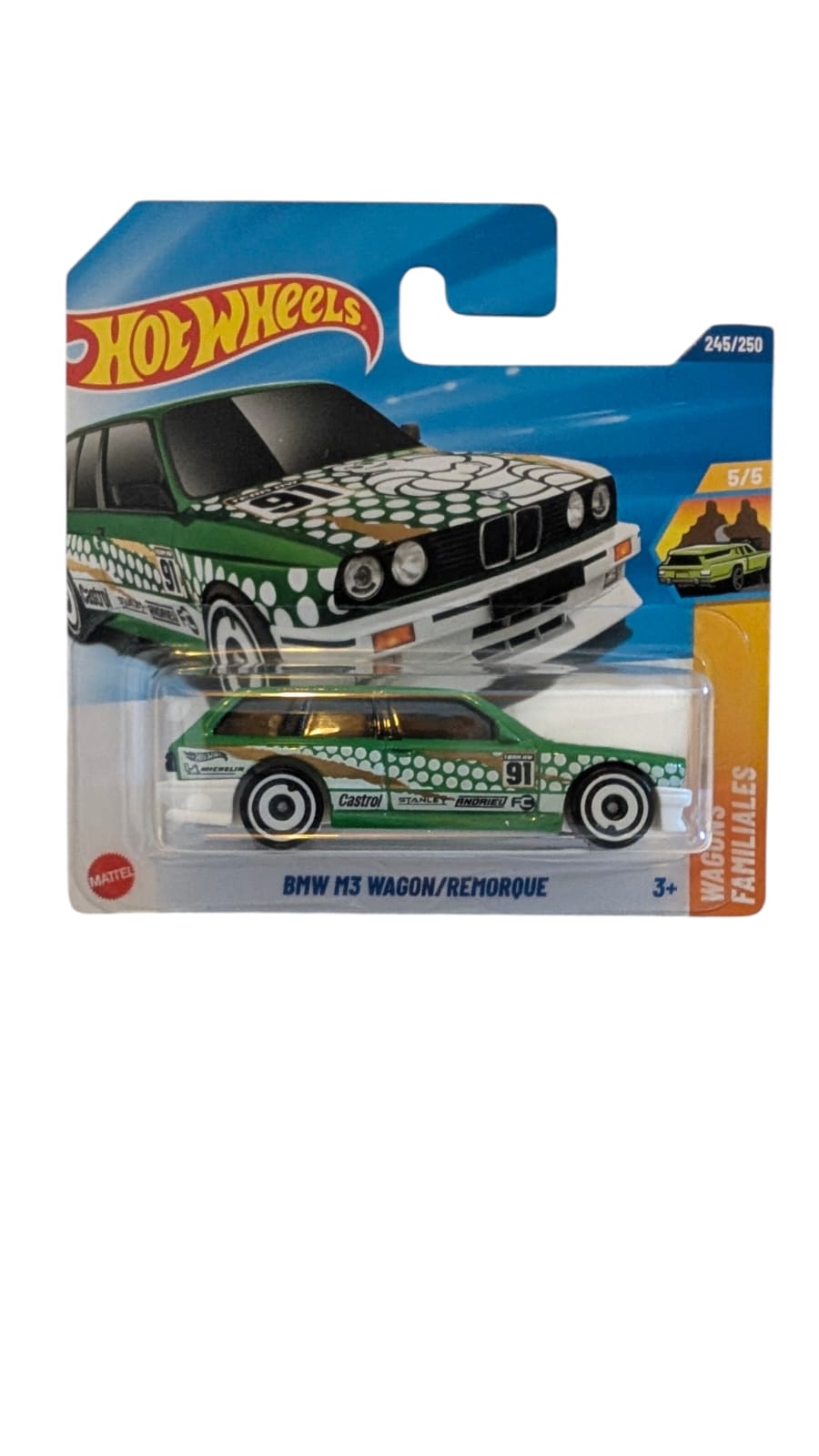 Hot Wheels BMW M3 Wagon / Remorque – Mainline 245/250 – Neu & OVP