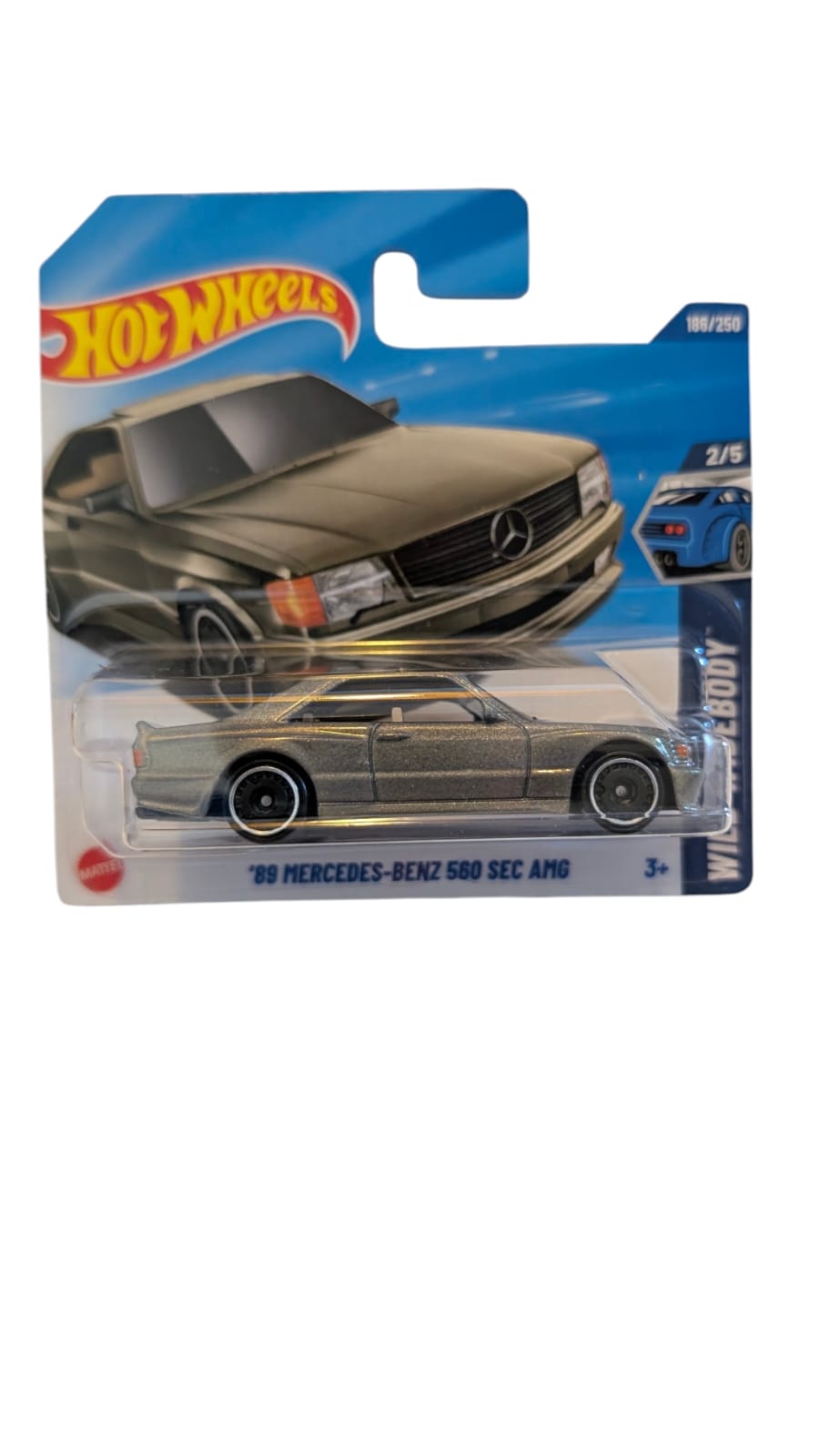 Hot Wheels '89 Mercedes-Benz 560 SEC AMG – Mainline 186/250 – Neu & OVP