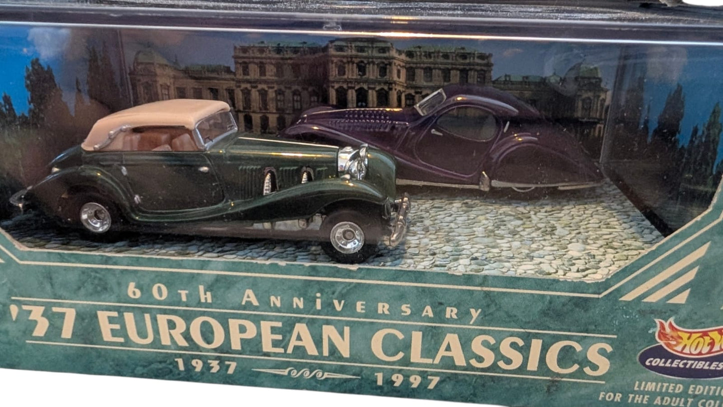 Hot Wheels Collectibles 60th Anniversary – 1937 European Classics Limited Edition Set OVP