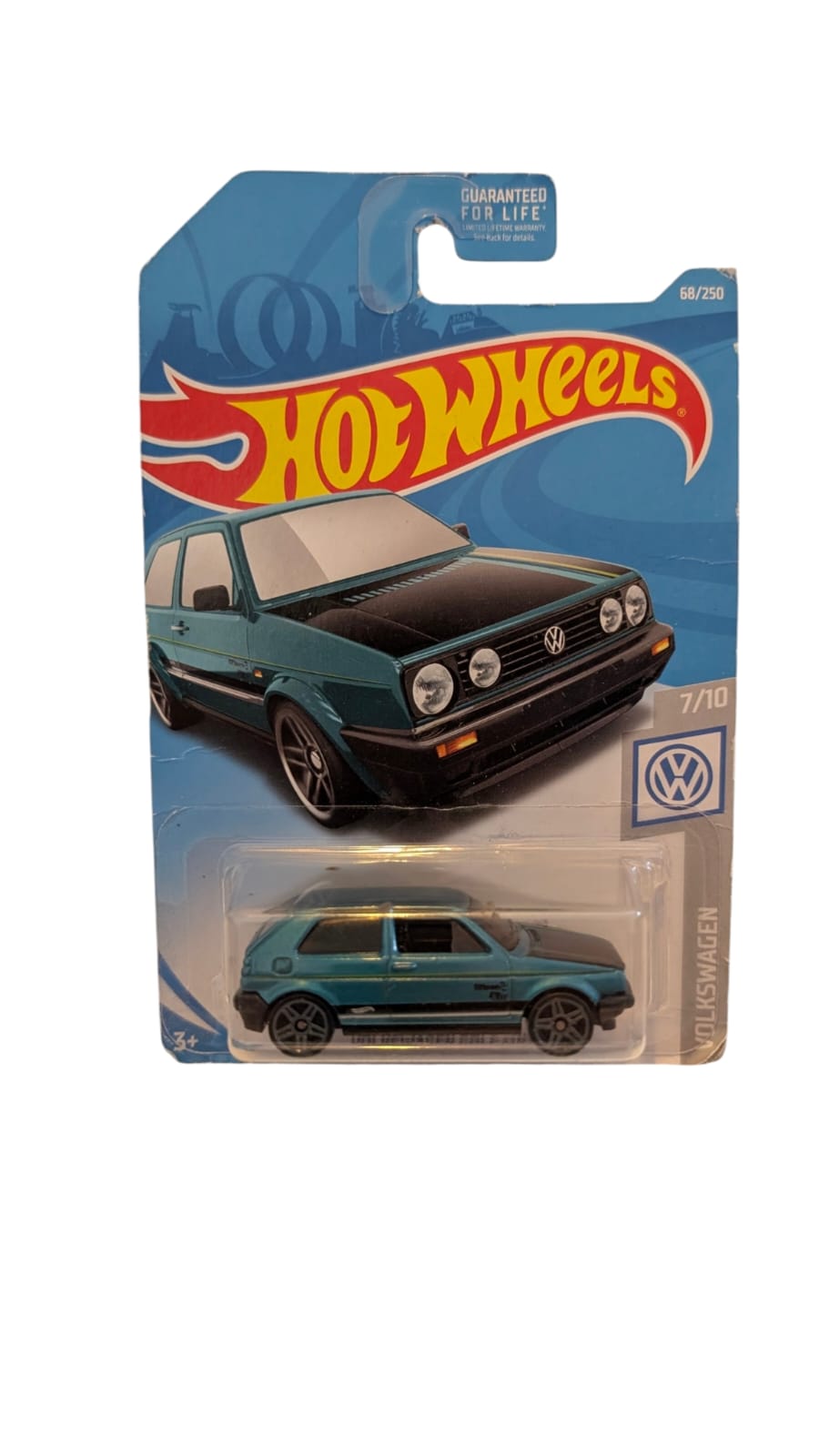 Hot Wheels Volkswagen Golf MK2 VW Series 68/250 Mainline Neu OVP