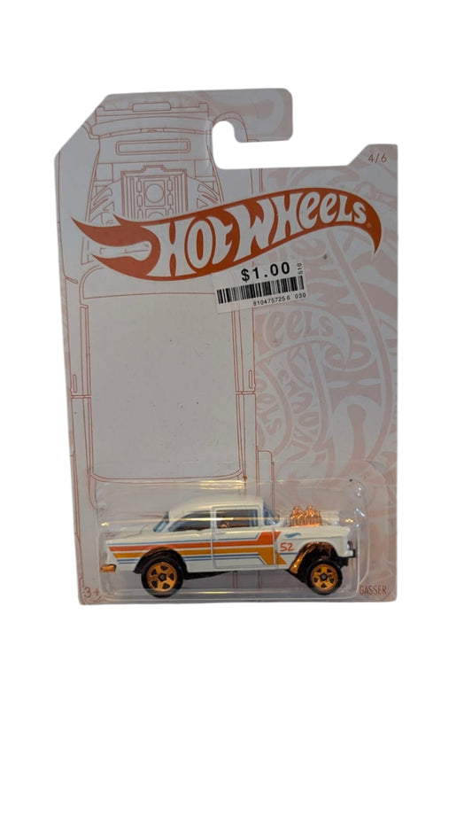 Hot Wheels '55 Chevy Bel Air Gasser HW Flames 4/6 US Import Long Card Sammlermodell OVP