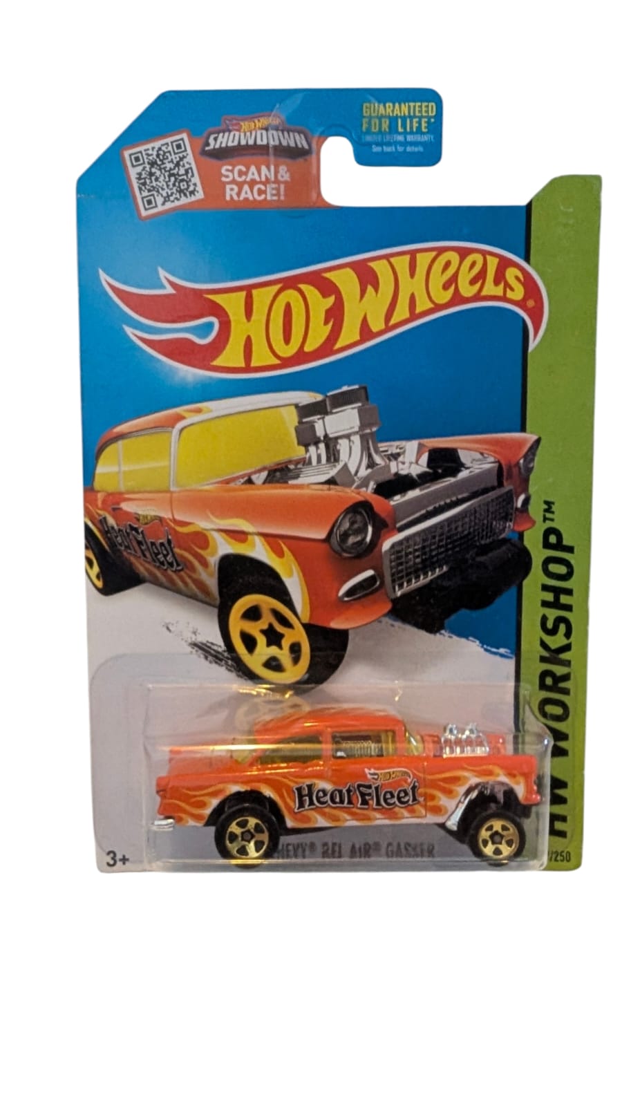 Hot Wheels Chevy Bel Air Gasser Heat Fleet HW Workshop Mainline OVP