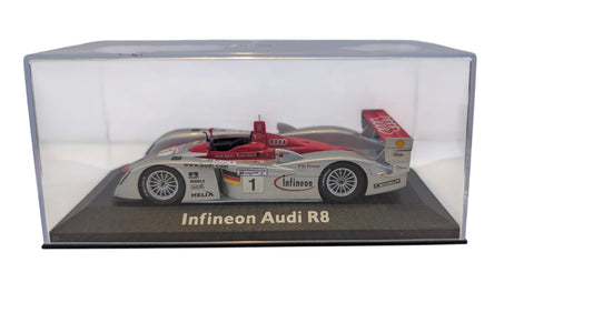Minichamps Audi R8 Infineon Audi Sport Team Joest #1 Le Mans 1:43 mit Vitrine