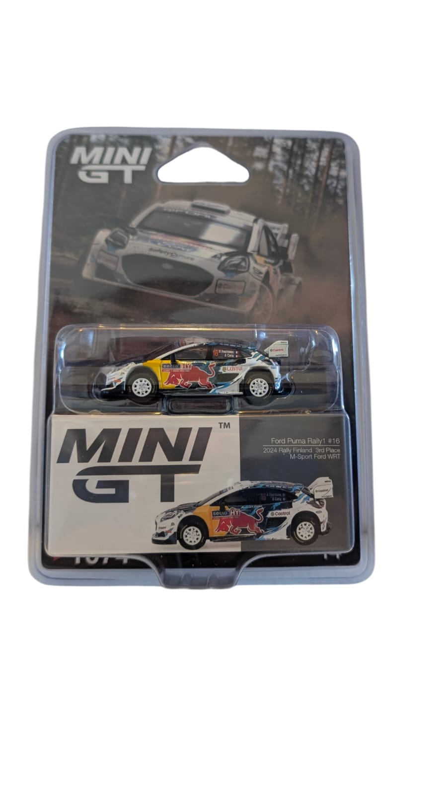 MINI GT Ford Puma Rally1 #16 Rally Finland 2024 M-Sport Ford WRT 1:64 OVP