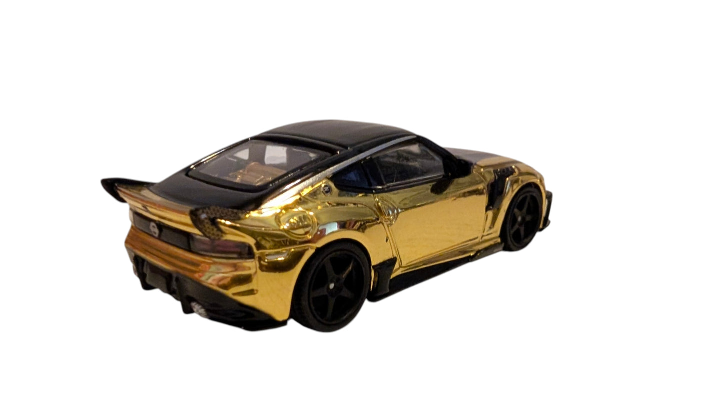 MINI GT Nissan Z VeilSide FFZ400 Gold Chrome 1:64 – Sammlermodell mit OVP