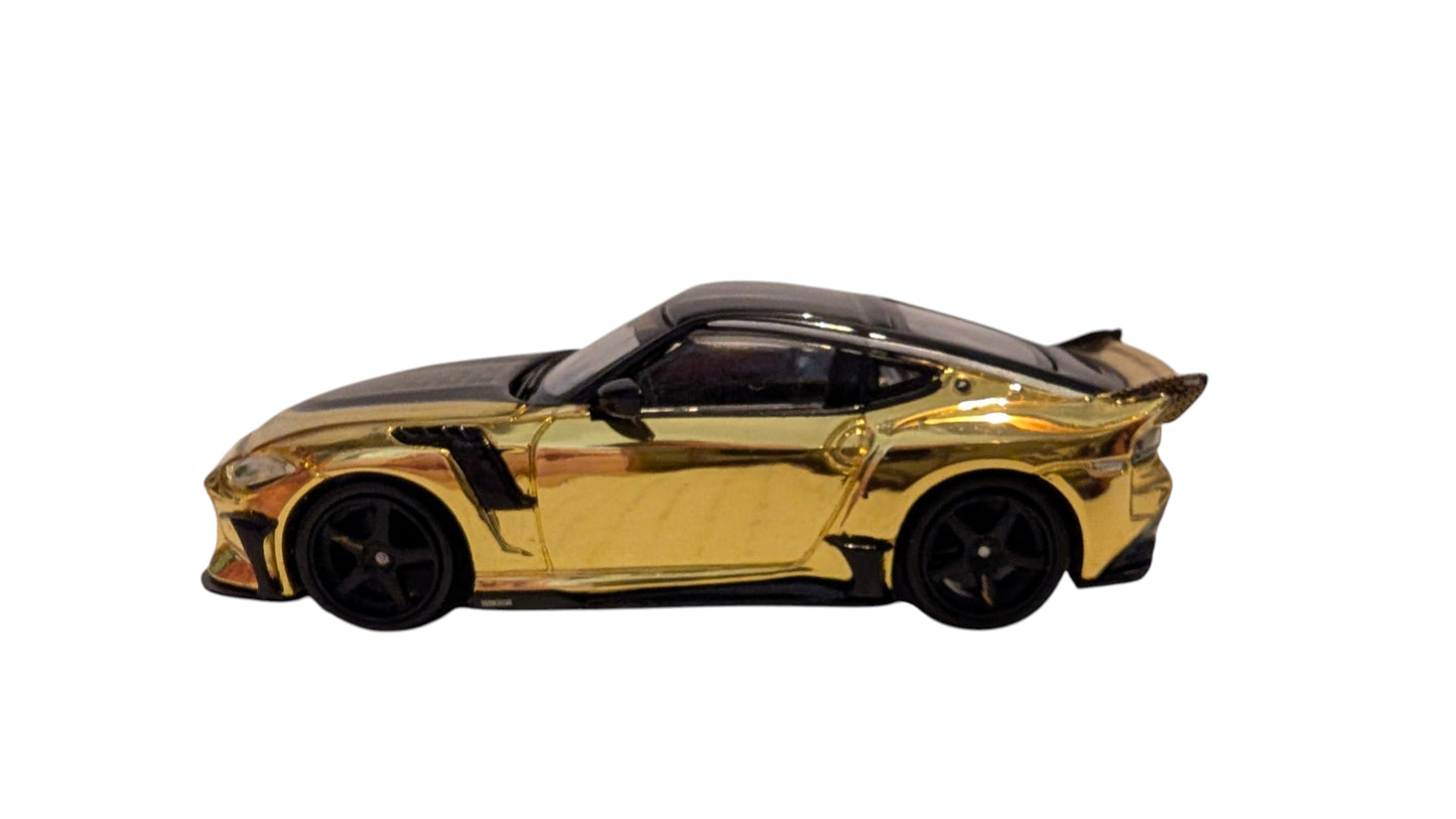 MINI GT Nissan Z VeilSide FFZ400 Gold Chrome 1:64 – Sammlermodell mit OVP