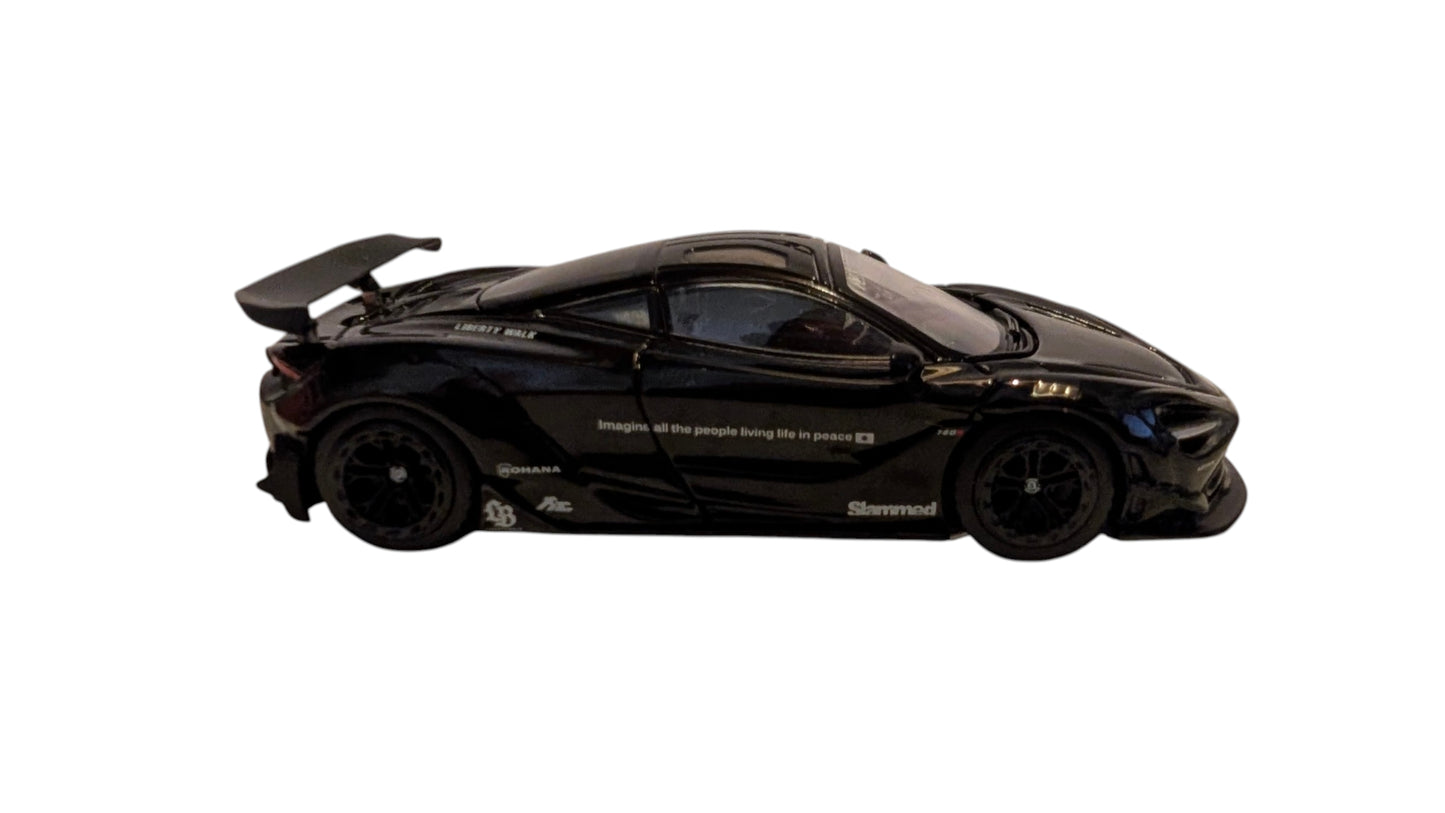 MINI GT McLaren 720S LB★Works Black 1:64 – Liberty Walk – MGT00777-L – OVP