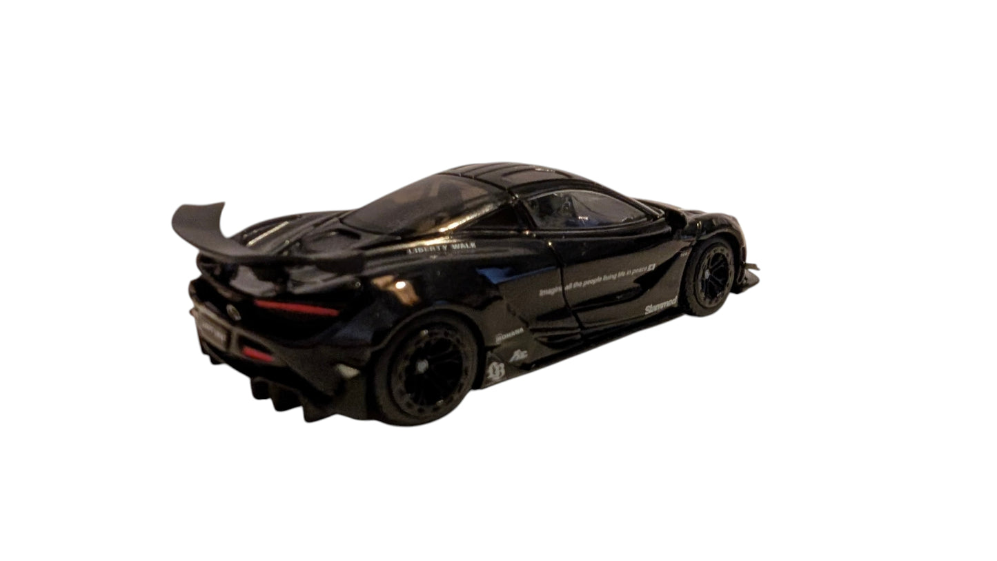 MINI GT McLaren 720S LB★Works Black 1:64 – Liberty Walk – MGT00777-L – OVP