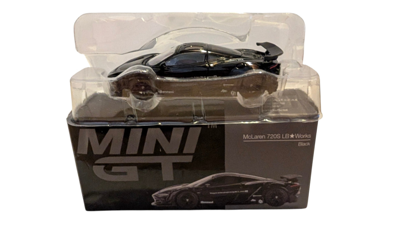 MINI GT McLaren 720S LB★Works Black 1:64 – Liberty Walk – MGT00777-L – OVP