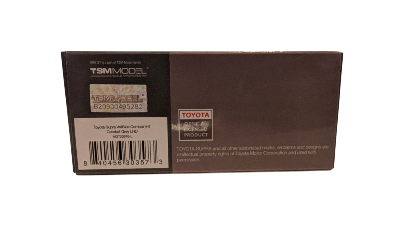 MINI GT Toyota Supra VeilSide Combat V-II Combat Grey 1:64 – JDM – OVP