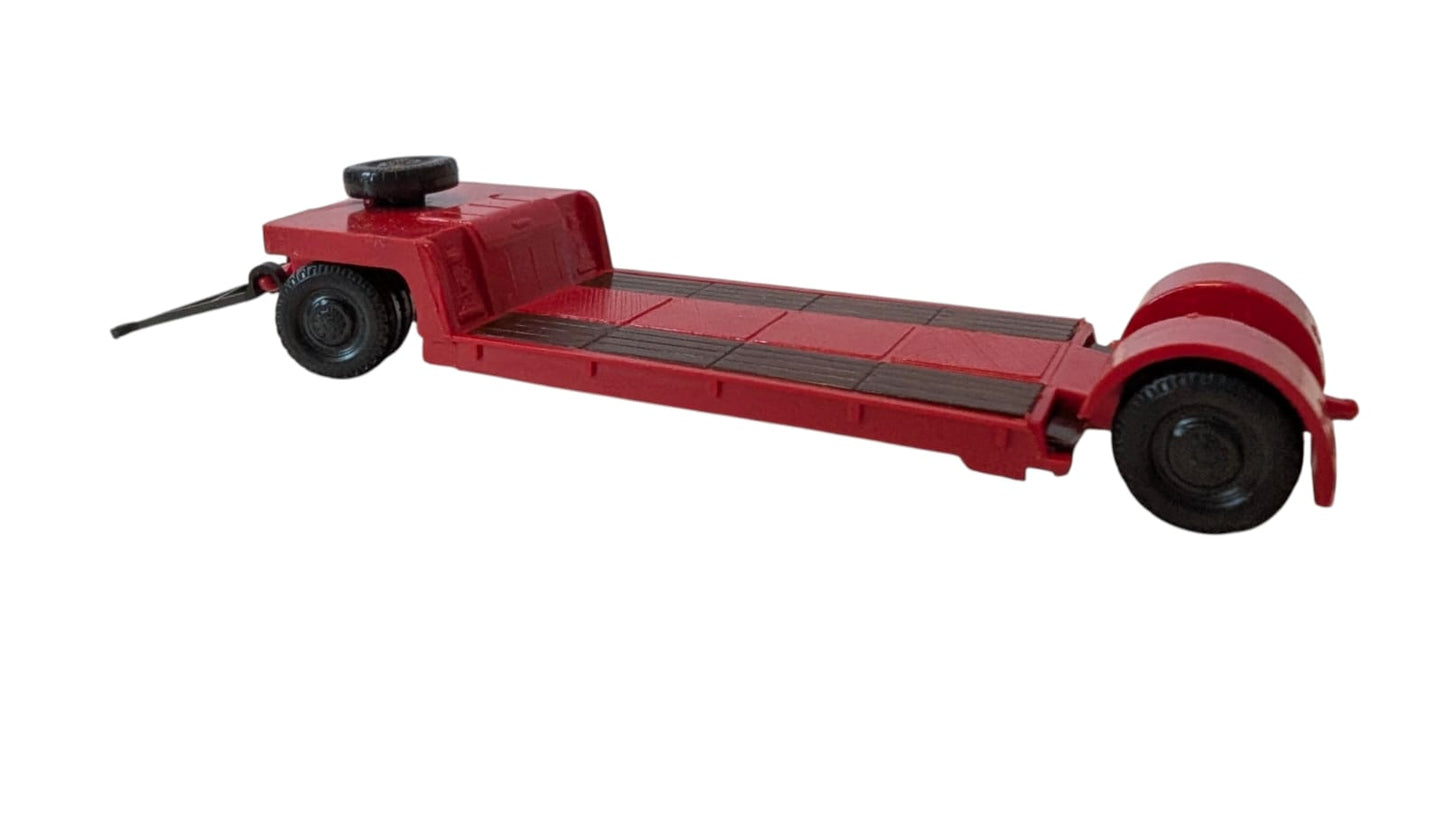 Tieflader Anhänger / Maschinentransportanhänger | H0 1:87
