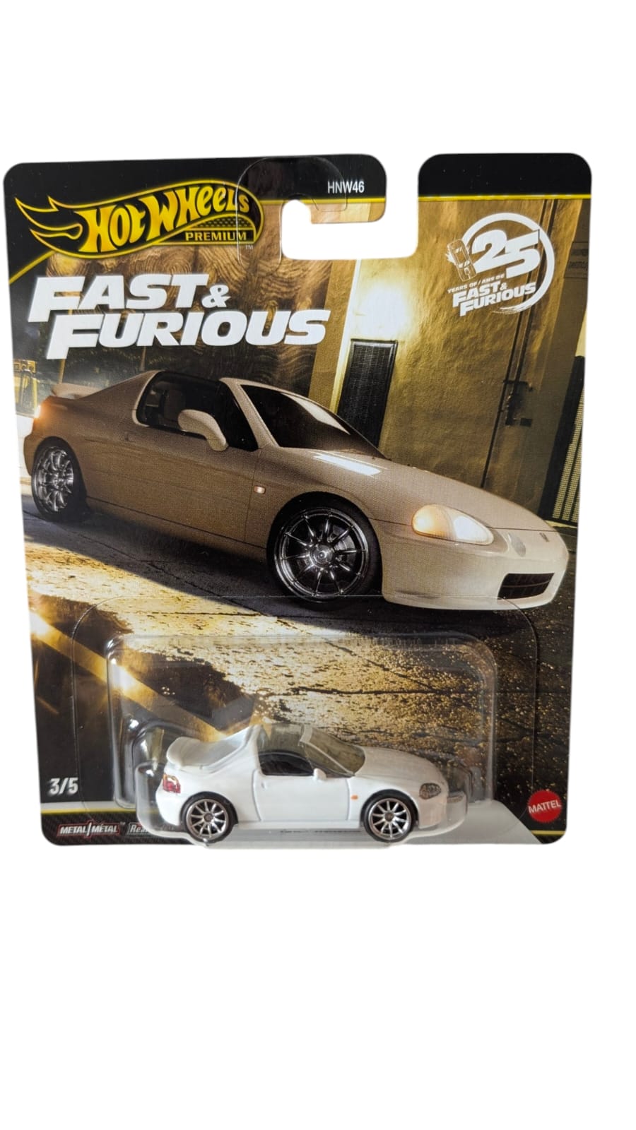 Hot Wheels Premium Fast & Furious Honda Del Sol (1994) | 25 Years of Fast & Furious | OVP