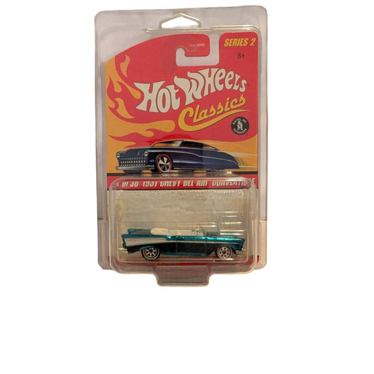 Hot Wheels Classics Series 2 1957 Chevy Bel Air Convertible #4/30 OVP mit Schutzcase