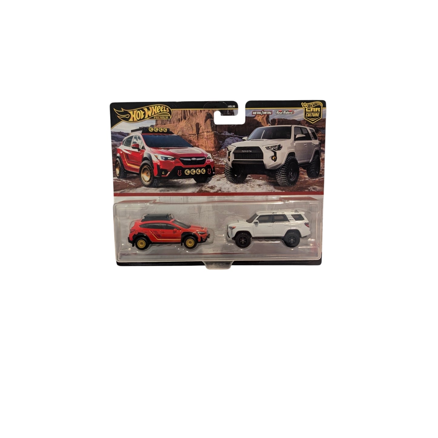 Hot Wheels Premium Car Culture 2-Pack Subaru Crosstrek & Toyota 4Runner HBL96-JBK98 – OVP